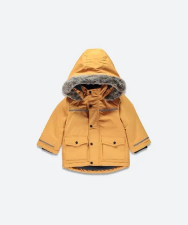 Boys Yellow Hooded